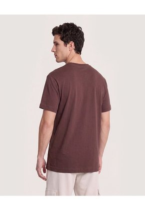 Camiseta Adventure Spirit  Para Hombre Café Ostu