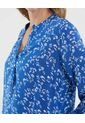 Blusa Para Mujer Manga 3/4 Color Azul Marca Ostu #40121178 de Ostu