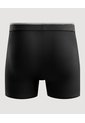 Boxer Medio Microfibra Con Malla  Para Hombre Negro Ostu de Ostu