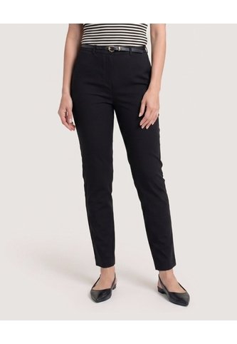 Pantalon Basico Tipo Chino  Para Mujer Negro Ostu Ostu