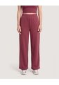 Pantalón Wide Leg Burda  Para Mujer Vino Ostu de Ostu