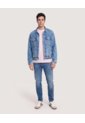 Jean Carrot Dirty  Para Hombre Azul Ostu de Ostu