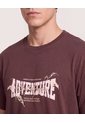 Camiseta Adventure Spirit  Para Hombre Café Ostu de Ostu