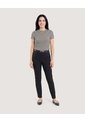 Pantalon Basico Tipo Chino  Para Mujer Negro Ostu de Ostu