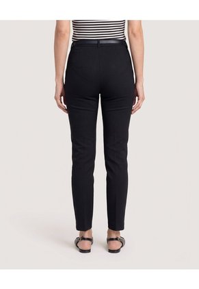Pantalon Basico Tipo Chino Para Mujer Negro Ostu