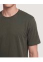 Camiseta Oversize Texturizada  Para Hombre Verde Ostu de Ostu