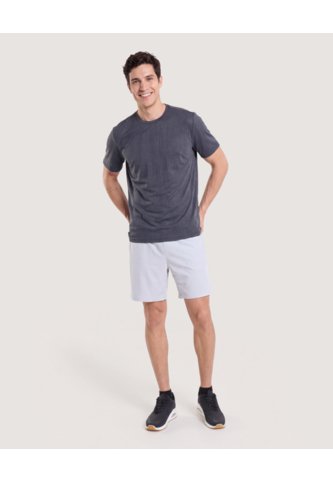 Bermuda Active Essential  Para Hombre Gris Ostu Ostu