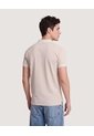 Polo Básica Cuello Tejido  Para Hombre Avena Ostu de Ostu