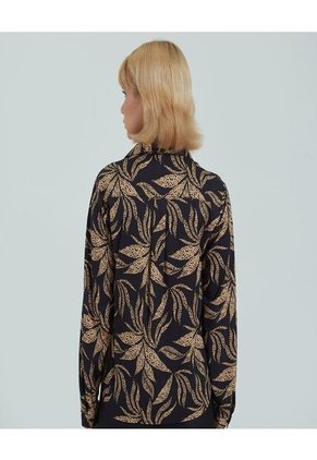 Blusa Para Mujer Manga 3/4 Color Negro Marca Ostu #40120898