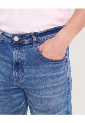 Jean Carrot Dirty  Para Hombre Azul Ostu