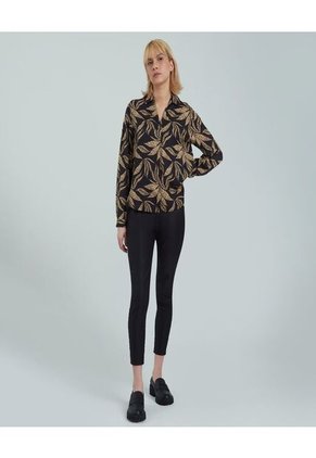 Blusa Para Mujer Manga 3/4 Color Negro Marca Ostu #40120898