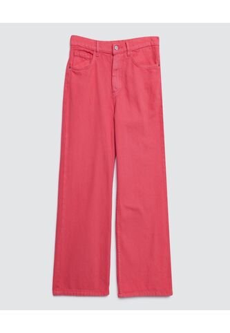 Jean Para Niña Wide-Leg Color Rosado  Marca Ostu #90160066 Ostu