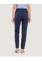 Pantalon Basico Tipo Chino  Para Mujer Azul Ostu de Ostu