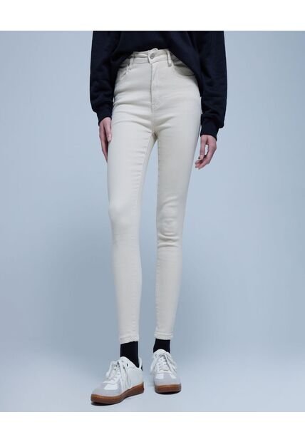 Pantalon Para Mujer 5 Bolsillos Color Beige Marca Ostu #40070544