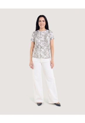 Camiseta Básica Tipo Tank Para Mujer Gris Ostu