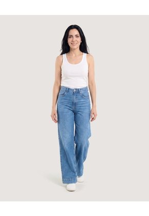 Camiseta Básica Tipo Tank Para Mujer Crema Ostu