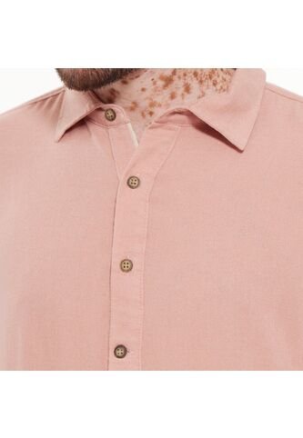 Camisa Para Hombre Manga Larga Sin Bolsillo Color Rosado  Marca Ostu #60010532 Ostu