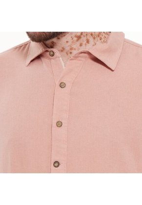 Camisa Para Hombre Manga Larga Sin Bolsillo Color Rosado  Marca Ostu #60010532