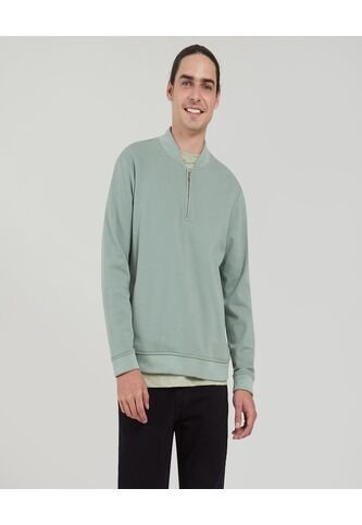 Buzo Para Hombre Bomber Color Verde  Marca Ostu #60060306 Ostu