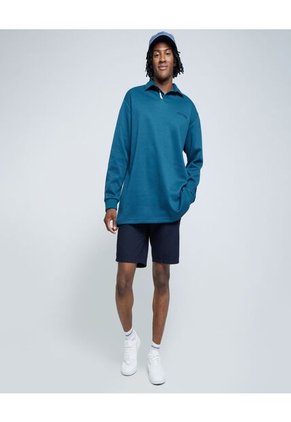 Buzo Para Hombre Cuello Camisero Color Azul  Marca Ostu #60060370