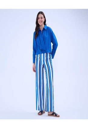 Pantalon Para Mujer  Color Azul Rey Marca Ostu #40070750