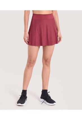 Falda  Para Mujer Corto Color Vino Marca Ostu #40140198