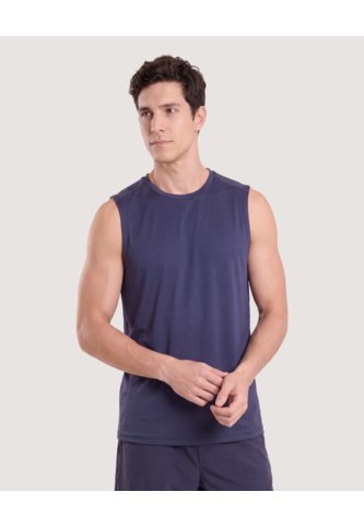 Camiseta Active Sport Sec  Para Hombre Azul Ostu Ostu
