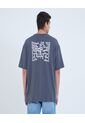 Camiseta Para Hombre Manga Corta Cuello Redondo Color Gris Marca Ostu #60091677 de Ostu
