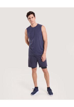 Camiseta Active Sport Sec  Para Hombre Azul Ostu