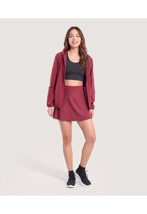 Falda  Para Mujer Corto Color Vino Marca Ostu #40140198