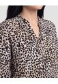 Blusa Basica Manga ¾  Para Mujer Negro Ostu de Ostu