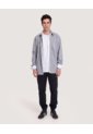 Sobrecamisa Con Bolsillos  Para Hombre Negro Ostu de Ostu