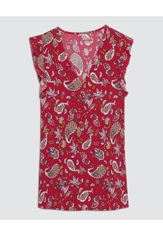 Blusa Para Mujer Manga Sisa Color Rosado Oscuro Marca Ostu #40120845 Ostu