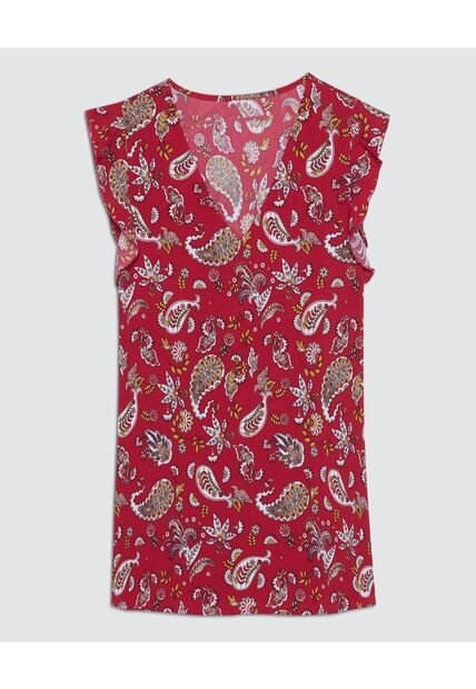 Blusa Para Mujer Manga Sisa Color Rosado Oscuro Marca Ostu #40120845