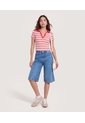 Bermuda Jort Denim  Para Mujer Azul Ostu de Ostu