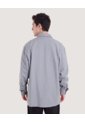Sobrecamisa Con Bolsillos  Para Hombre Negro Ostu de Ostu