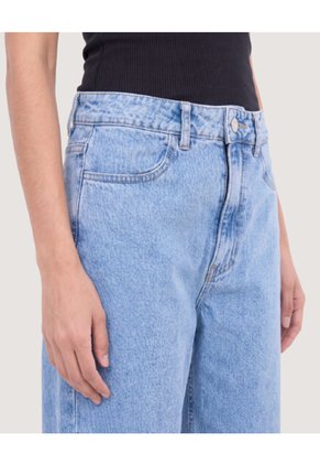 Jean Para Mujer Wide-Leg Color Azul Marca Ostu #40160593