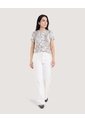 Jean Wide Leg Off White  Para Mujer Crudo Ostu de Ostu