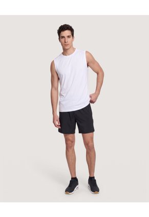 Camiseta Para Hombre Manga Sisa Cuello Redondo Color Blanco Marca Ostu #60091473