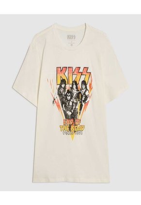 Camiseta Estampado Kiss  Para Hombre #60091600 Ostu