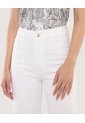 Jean Wide Leg Off White  Para Mujer Crudo Ostu de Ostu