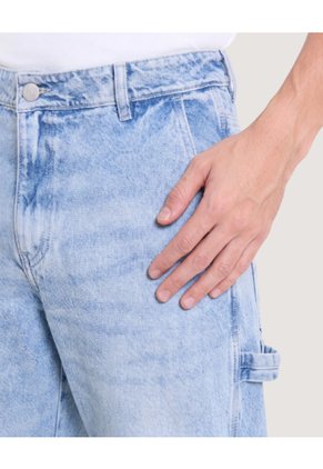 Jean Straight Carpenter Para Hombre Azul Ostu