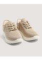 Tenis Chunky Tejido  Para Mujer Beige Ostu de Ostu
