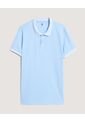 Polo  Para Hombre Cuello Tejido Sin Bolsillo Color Azul Marca Ostu #60110876 de Ostu