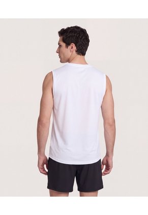 Camiseta Para Hombre Manga Sisa Cuello Redondo Color Blanco Marca Ostu #60091473