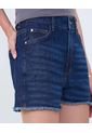 Short Para Mujer Relax Color Azul Medio Marca Ostu #40190329 de Ostu