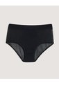 Panty Clásico Con Detalles En Tull  Para Mujer Negro Ostu de Ostu