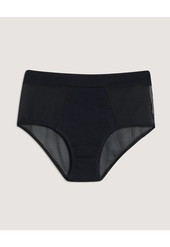 Panty Clásico Con Detalles En Tull  Para Mujer Negro Ostu Ostu