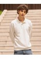 Buzo Polo Essential  Para Hombre Crema Ostu de Ostu