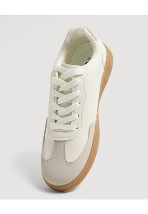 Tenis Urbanos Suela Para Mujer Blanco Ostu